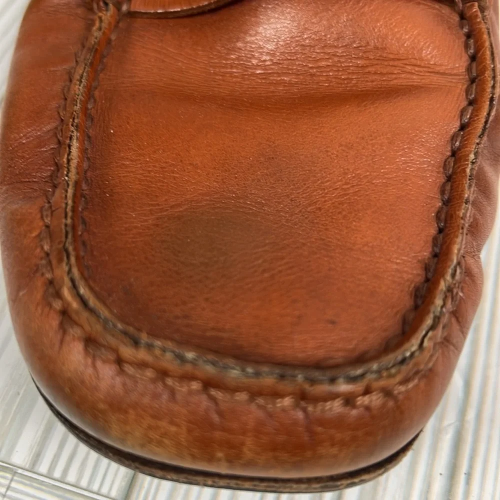 Tod's Men’s Brown Leather Penny Slip On Loafers‎ Size 8